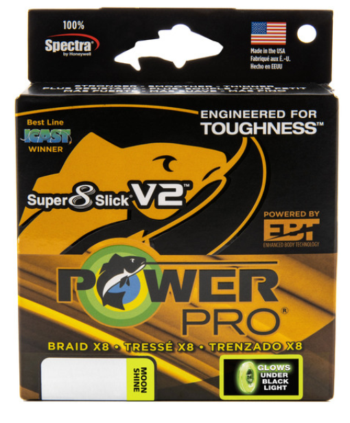 PowerPro Super 8 Slick V2 15LB X 150 YD Moon Shine