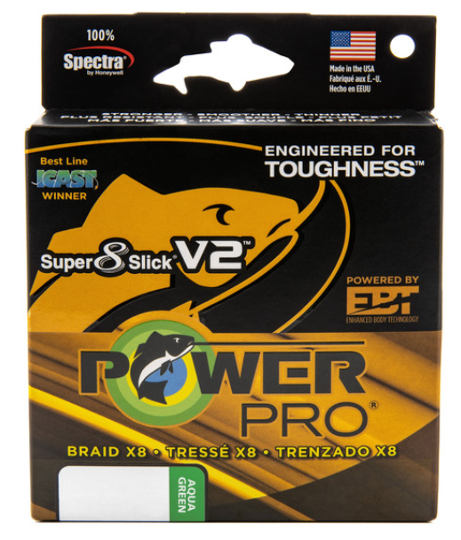 PowerPro Super 8 Slick 50Lb 150 Yd Aqua Green