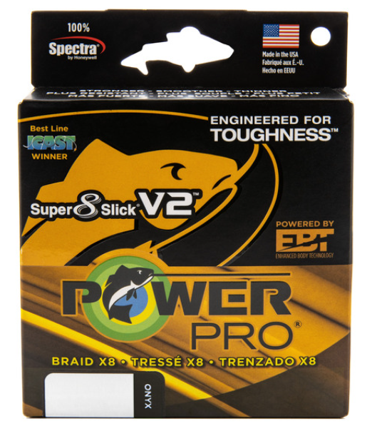 PowerPro Super 8 Slick V2 10 Lb 150 Yd Onyx