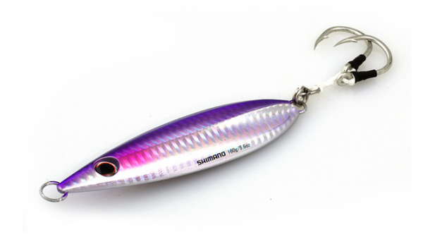 Shimano Butterfly Flat-Fall 100G Purple Silver