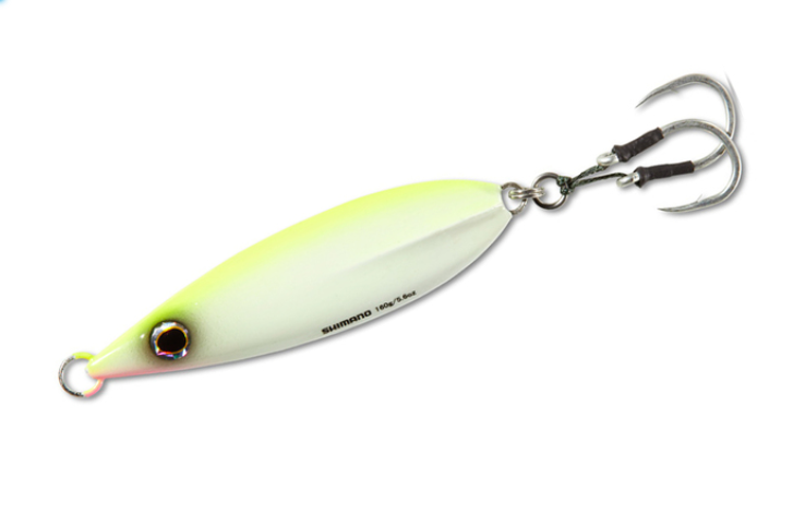 Shimano Butterfly Flat-Fall 100g. Chart-White