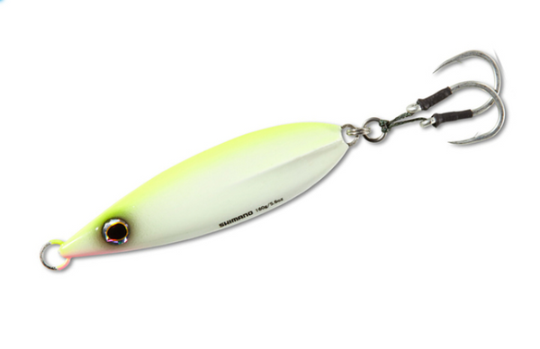 Shimano Butterfly Flat-Fall 100g. Chart-White