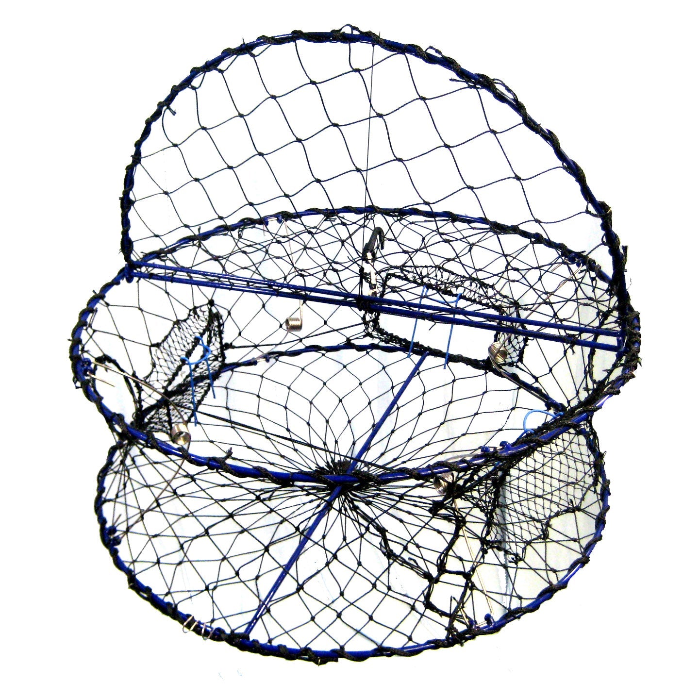 American Maple Heavy Duty Collapsible Crab Pot 32 X 12 Poly With Hinged Tending Door