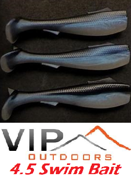 VIP Outdoors 4.5" Swim Bt Black Chovy