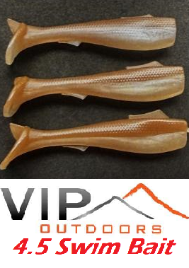 VIP Outdoors 4.5" Swim Bait Tan Tuna