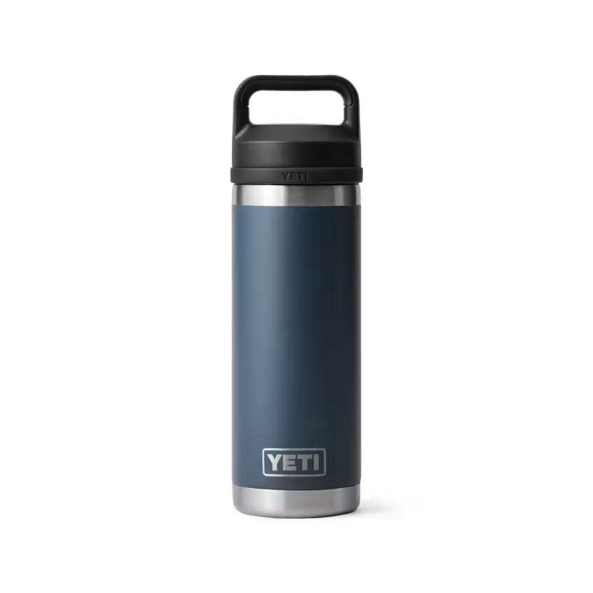 YETI RAMBLER 18OZ BOTTLE CHUG NVY