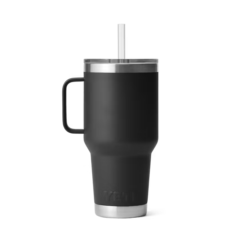 Rambler 35 oz Straw Mug Black