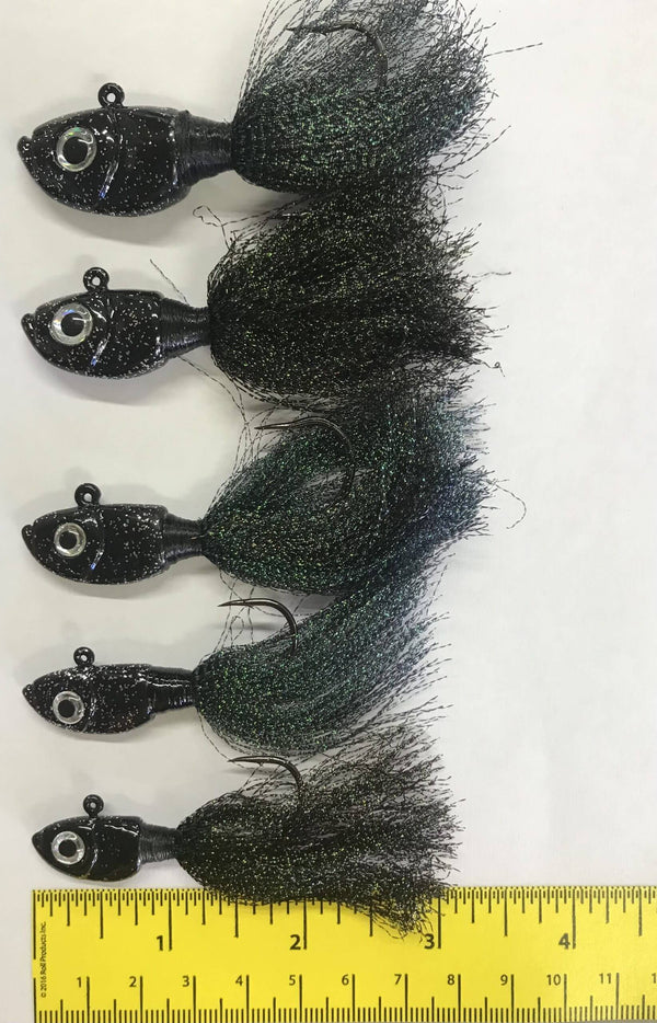 BNR WALLEYE JIG BLACK MAGIC 1OZ