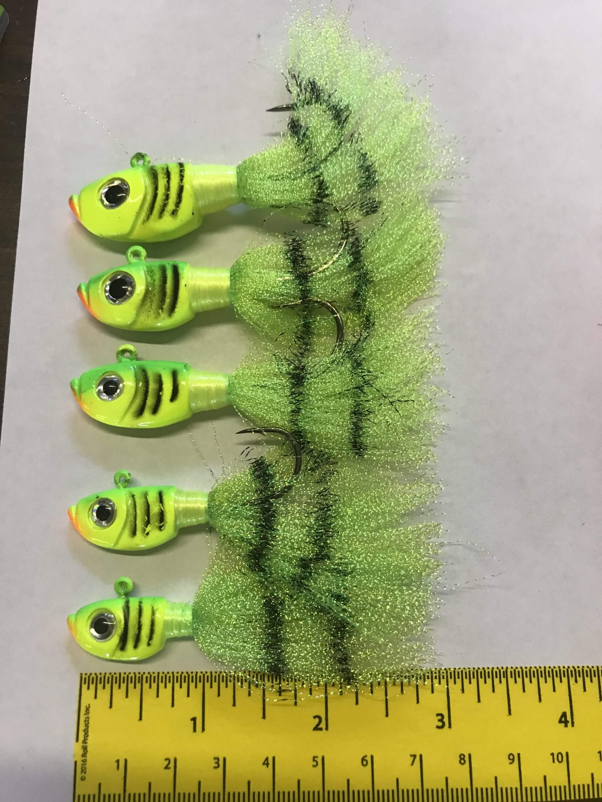 BNR WALLEYE JIG FIRE TIGER 1/2