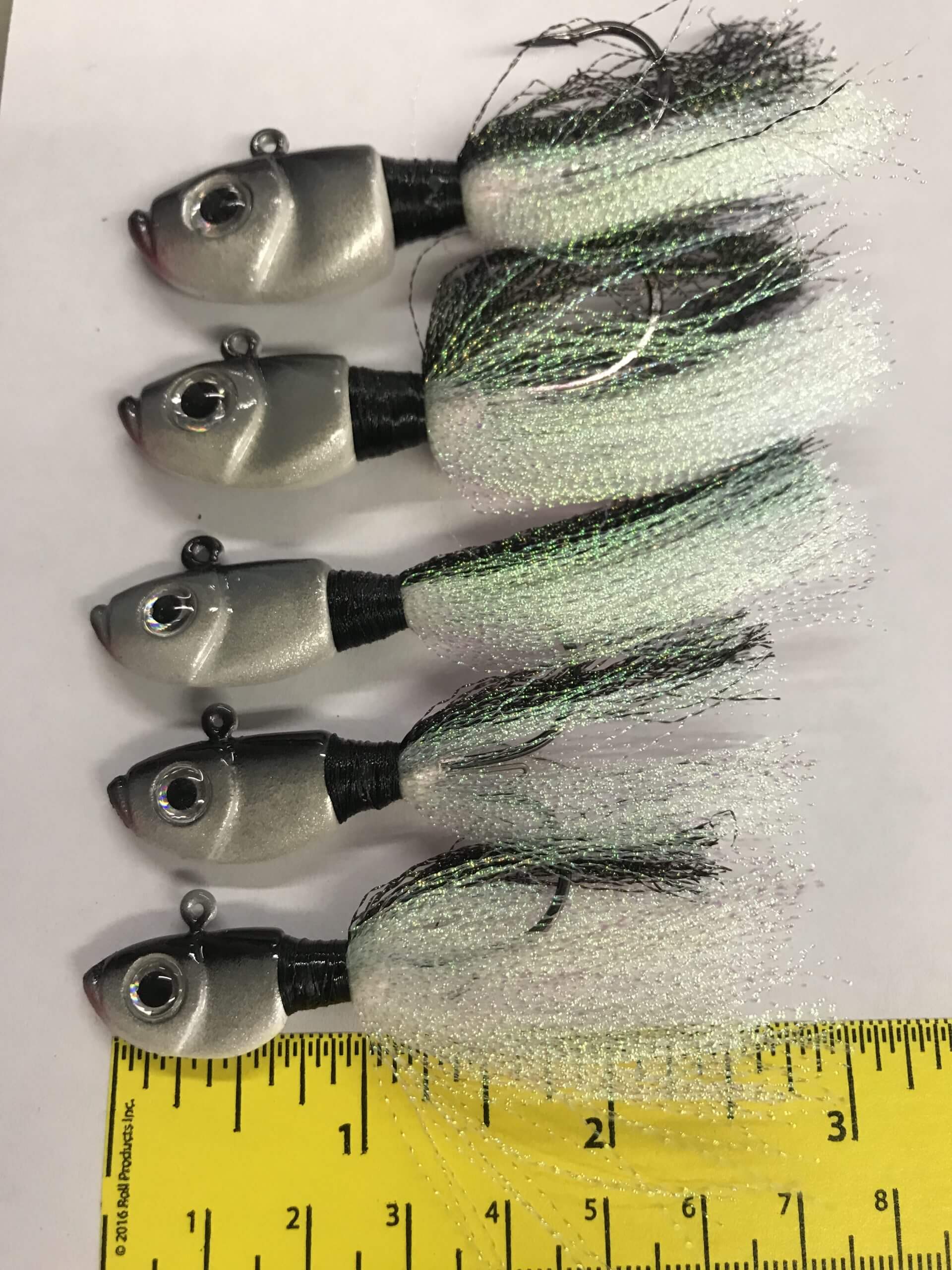 BNR WALLEYE JIG GREY GHOST 1/2