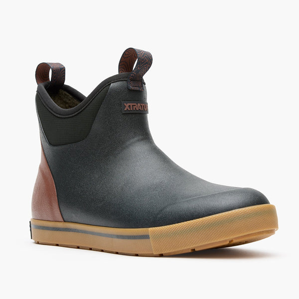 Xtratuf Camp Fleece Lined 6 in Ankle Deck Boot Men's