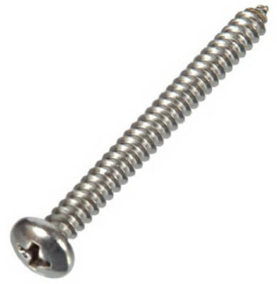 Hillman Stainless Steel Sheet Metal Screws No. 14 X 1 