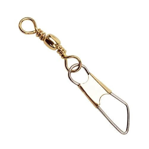 Eagle Claw Barrel Swivel W/Safety Snap
