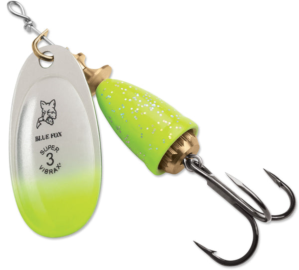 XXB Blue Fox New Vibrax Candy Back Spinners