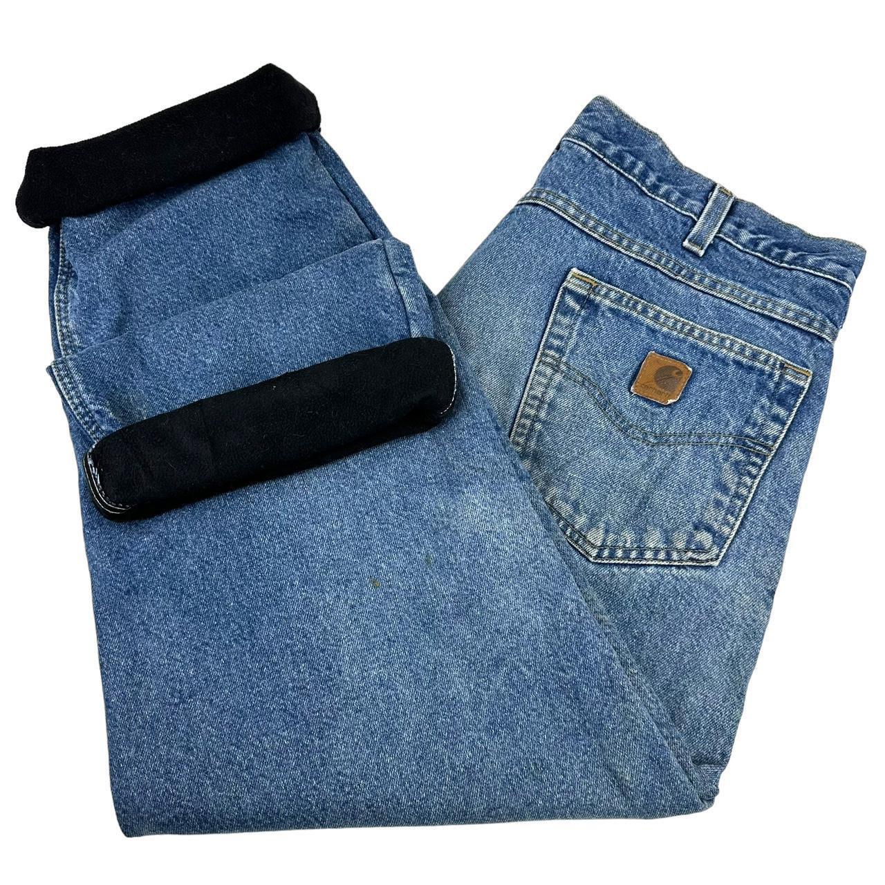 XXB - Carhartt Fleece Lined Straight Leg Jean 44x32