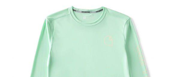Carhartt Force Sun Defender Lightweight Long-Sleeve Logo Graphic T-Shirt