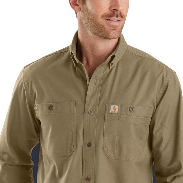 Carhartt Men's Rugged Flex Rigby LS Work Shirt