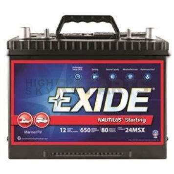 Exide Nautilus 24MSXX 1000‑Amp Marine Battery