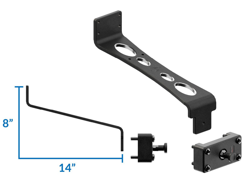 Fish Fighter (QRS)Quick Release 8x14 Rod Riser Sold Each (5Lbs) (Box#24 20
