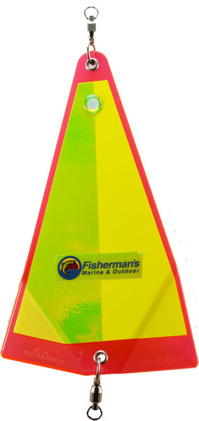Présentoir Publicitaire Yakima Wordens Fatfish - Leurres Pêche Vintage, Carte Show