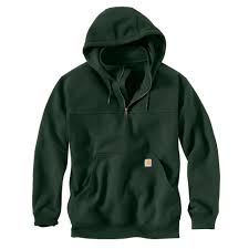 Carhartt Men's Rain Defender Loose Fit Heavyweight 1/4 Zip Hoodie