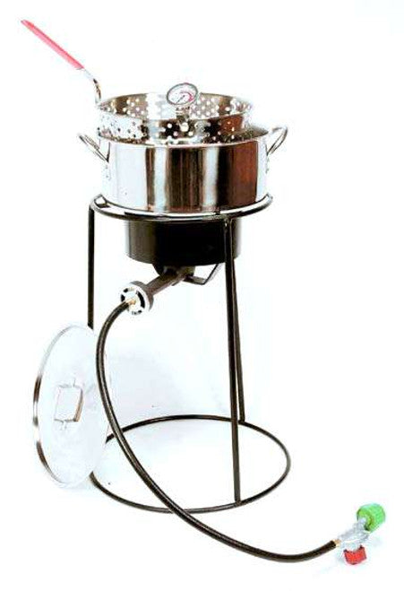 King Kooker Tall Fish Fryer Stainless Steel