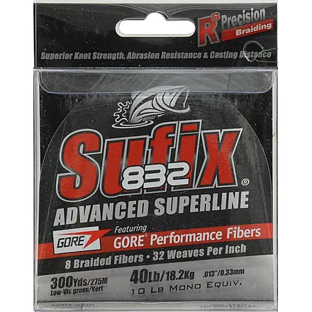 Sufix 832 Braid Fishing Line - 300 yd