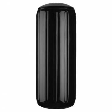 Polyform HTM-2 Black Marine Ribbed Fender 8.5