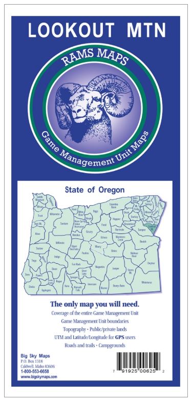 Minam Rams Map Rams Oregon Game Management Unit Maps – Rams | Fisherman's marine