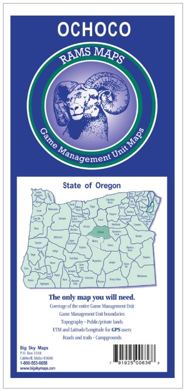Rams Oregon Game Management Unit Maps