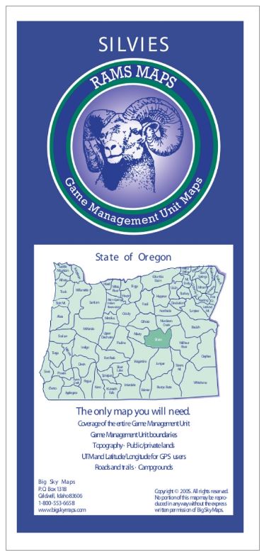 Minam Rams Map Rams Oregon Game Management Unit Maps – Rams | Fisherman's marine