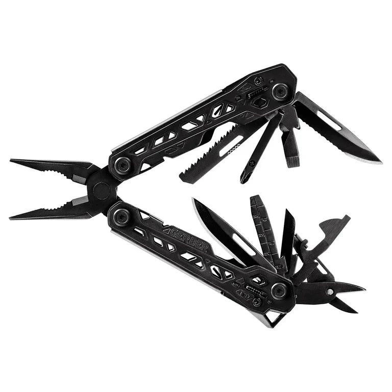 Gerber Truss 17-in-1 EDC Multitool Pliers, Pocket Knife, Molle Sheath,Black