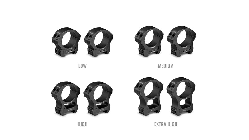 Vortex Pro Series 30MM Low Rings