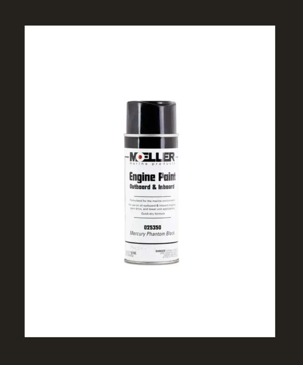 Moeller Engine Spray Paint (12 Oz.) Mercury Phantom Black