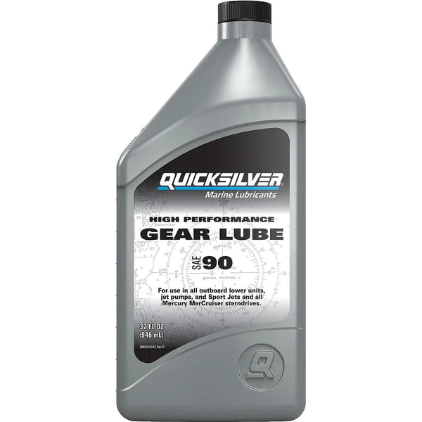 Quicksilver 8M0222065 75W90 Synthetic Marine Lower Unit Gear Oil 32 Oz