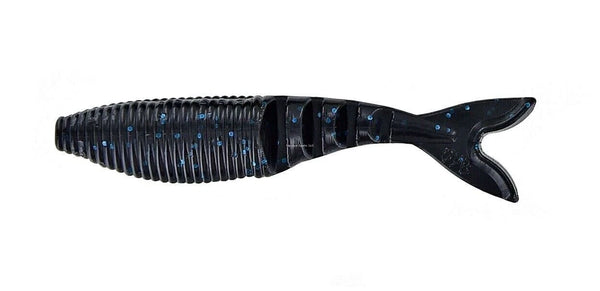 YAM-134-06-02 4 in. Zako Black Fishing Lure with Large Blue Flake - Pack of 6 – Yamamoto