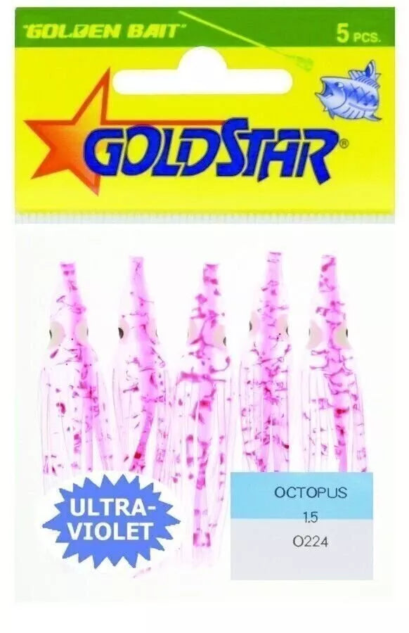 Gold Star Yamashita 1¾” Micro Squid 5Pk