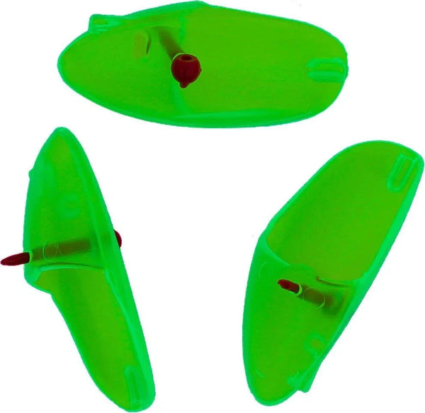 Krippled Fishing Painted Anchovy Head - Green