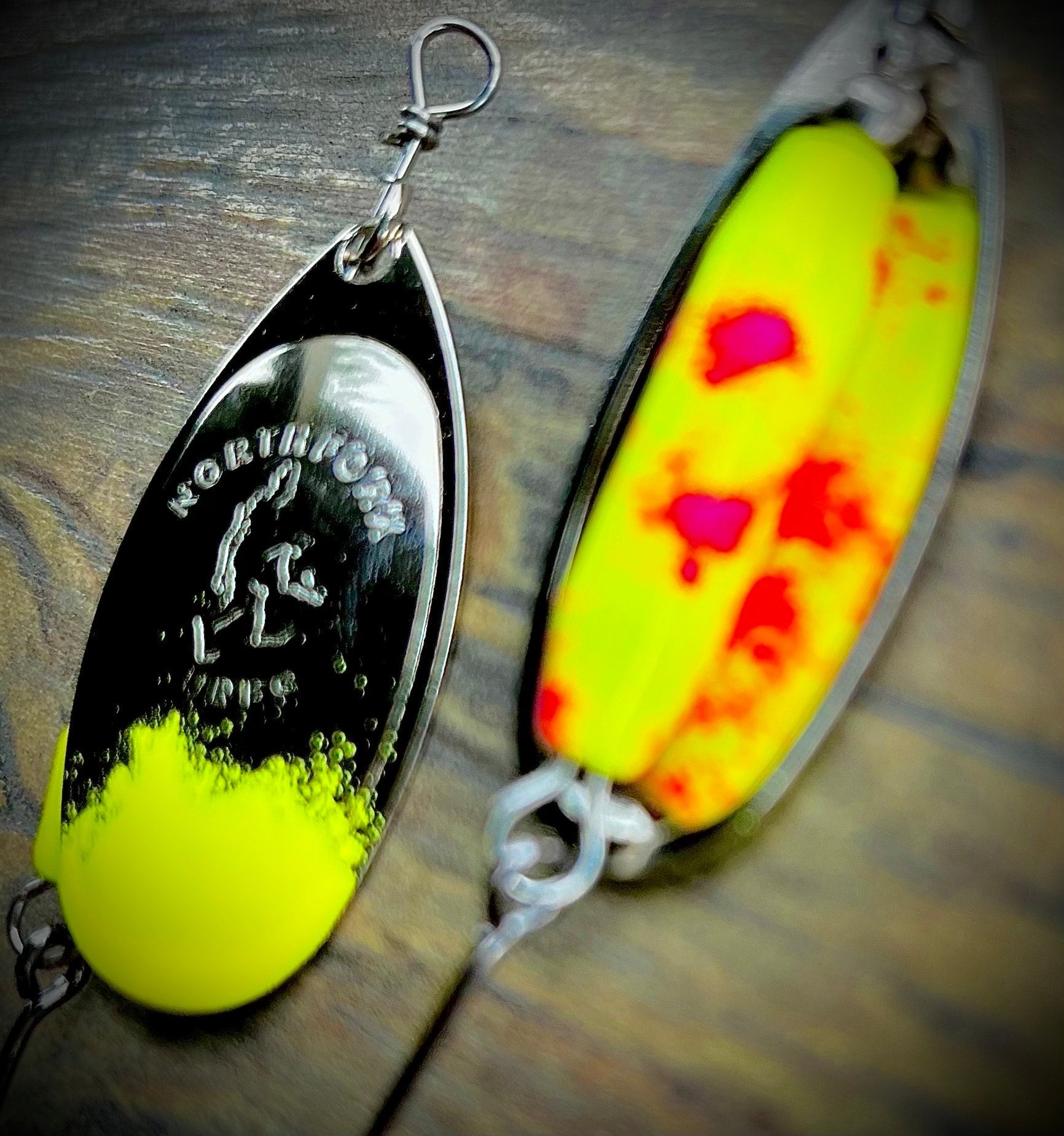 North Fork Lures Painted Blades