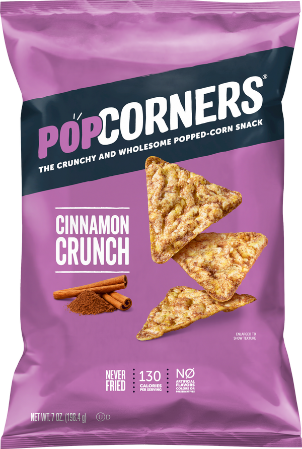 Popcorners Cinnamon Crunch Flavored Corn Snacks 7 oz