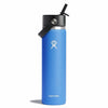 Hydroflask 24 oz Wide Mouth with Flex Straw Cap