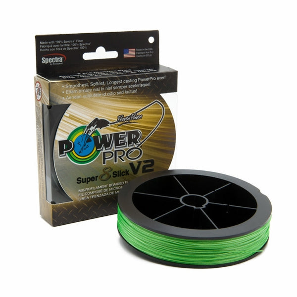 PowerPro Super Slick V2 Braided Line 80lb 3000yds - Aqua Green
