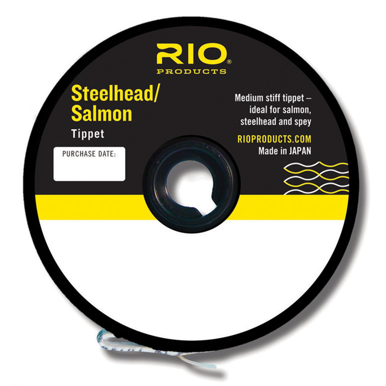 RIO Salmon/Steelhead Glacial Green Medium-Stiff Fly Fishing Tippet - A