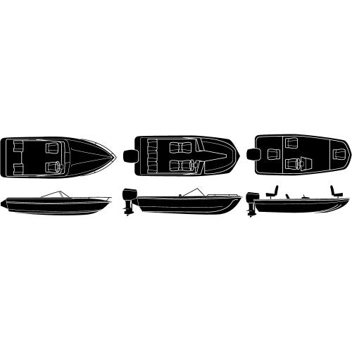 Seachoice Sterling Series Boat Cover  Water Resistant  14-16 Ft.  V-Hull Runabout