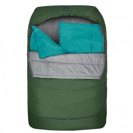 Kelty Camping Gear Tru.comfort Doublewide 2 Sleeping Bag Fired Brick Geo Long Model: 35417119DWDT