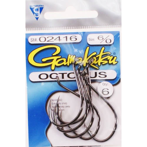 Gamakatsu Octopus Hooks 6/0 / Black