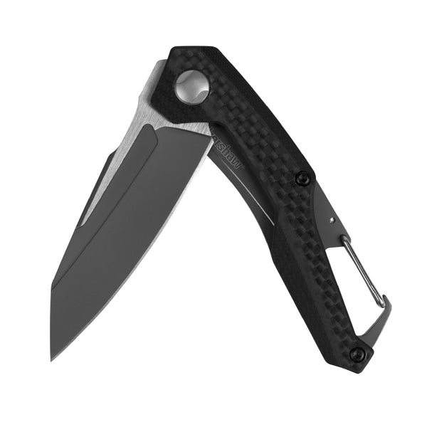 Kershaw 1220 2.5 in. Reverb Folding Knife Two-Tone Sheepsfoot Blade G10 Handle with Carbon Fiber Overlay