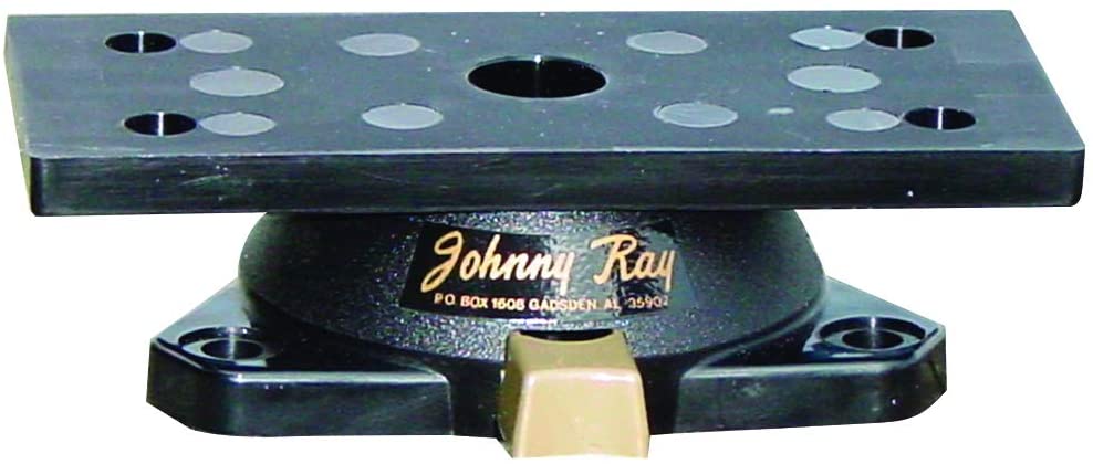 Johnny Ray JR-500 Marine 1.25x 3.5 inch Push Button Sonar Swivel Mount