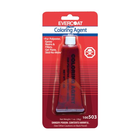 Evercoat Coloring Agent 1 Oz. in Tropical Red