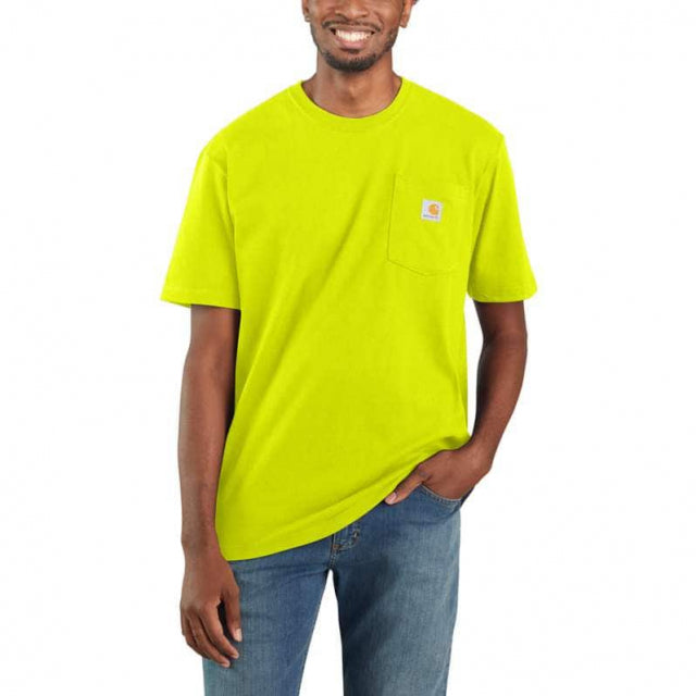 Carhartt Men's Loose Fit Heavyweight Short-Sleeved Pocket T-Shirt